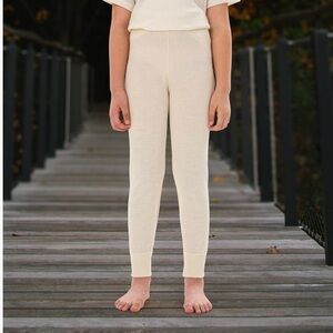 Kids Cream Leggings